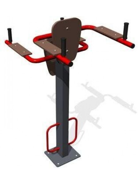 Тренажер вуличний стойка для пресу Тренажер вуличний стойка для пресу